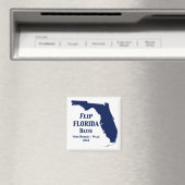 Florida Blue im Jahr 2024 gedreht Magnet (In Situ (Geschirrspüler))