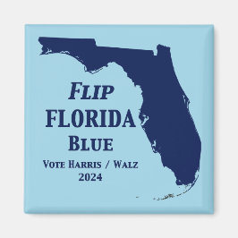 Florida Blue im Jahr 2024 gedreht Magnet