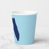 Florida Blue im Jahr 2024 gedreht Pappbecher (Links)