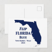 Florida Blue im Jahr 2024 gedreht Postkarte (Vorne/Hinten)