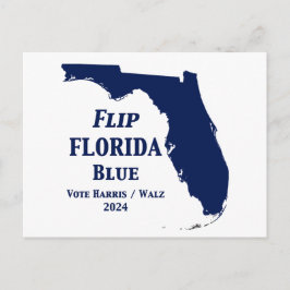 Florida Blue im Jahr 2024 gedreht Postkarte