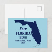 Florida Blue im Jahr 2024 gedreht Postkarte (Vorne/Hinten)
