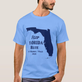 Florida Blue im Jahr 2024 gedreht T-Shirt