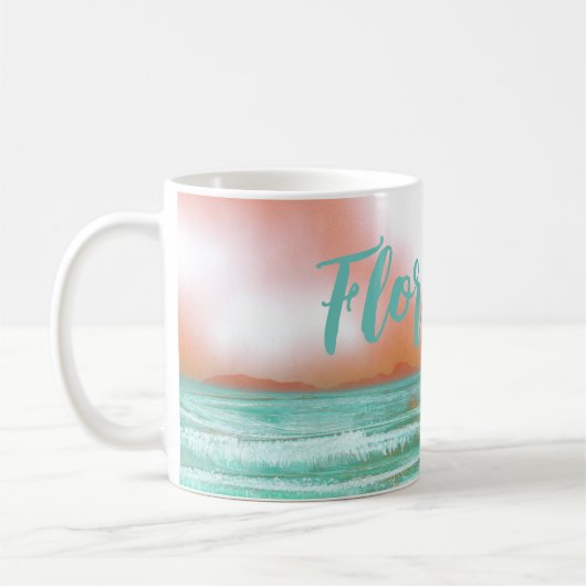 Florida Boat Sailing Kaffeetasse (Links)