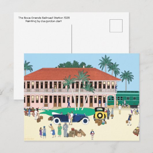 Florida - Boca Grande Postkarte (Vorne/Hinten)