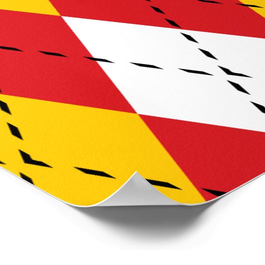 Florida Bosnian American Artwork Poster (Ecke)