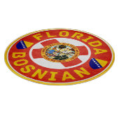 Florida Bosnian American Cutting Board Schneidebrett (Ecke)