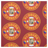 Florida Bosnian American Fabric Stoff (Muster)