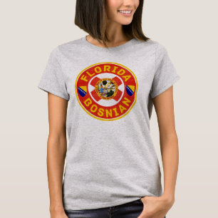 Florida Bosnian American Ladys T-Shirt
