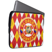 Florida Bosnian American Laptop Cover (Vorne Rechts)