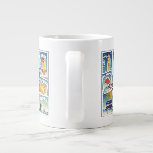 Florida-Briefmarke Jumbo-Tasse (Rückseite)