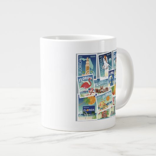 Florida-Briefmarke Jumbo-Tasse (Vorderseite Rechts)