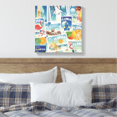 Florida-Briefmarke Leinwanddruck (Insitu (Schlafzimmer))