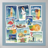 Florida-Briefmarke Poster (Vorne)