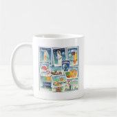 Florida-Briefmarken Kaffeetasse (Links)