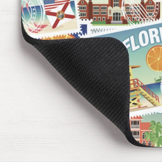 Florida-Briefmarken Mousepad (Ecke)