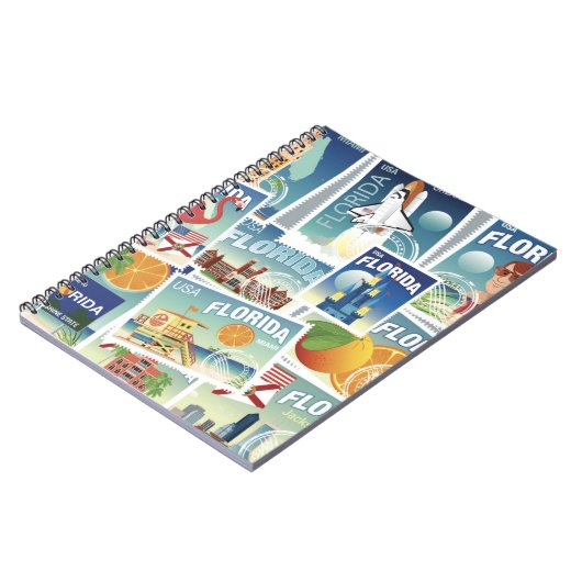 Florida-Briefmarken Notizblock (Linke Seite)