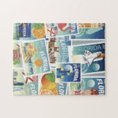 Florida-Briefmarken Puzzle (Horizontal)