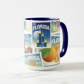 Florida-Briefmarken Tasse (VorderseiteRechts)