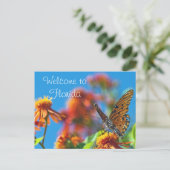 Florida Butterly Postcard Postkarte (Stehend Vorderseite)