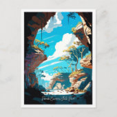 Florida Caverns Kunst, Dichtung und Musik Postkarte (Vorderseite)