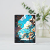 Florida Caverns Kunst, Dichtung und Musik Postkarte (Stehend Vorderseite)