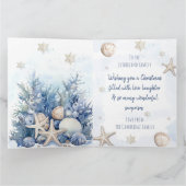 Florida Christmas Card Personalizable Dankeskarte (Innenseite)