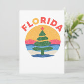 Florida christmas feiertagskarte (Stehend Vorderseite)