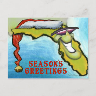 Florida Christmas Feiertagspostkarte
