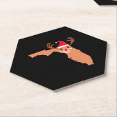 FLORIDA Christmas Hat Antler Red Nose Reindeer Untersetzer (angewinkelt)