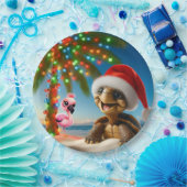 FLORIDA CHRISTMAS PARTY PLATES PAPPTELLER (Party)