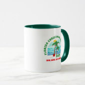 Florida Christmas Vacation Coffee Mug Tasse (VorderseiteRechts)