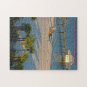 Florida Clear Water Beach.Weihnachten Grüße Puzzle (Horizontal)