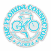 Florida Connector Trail (Radfahren) Aufkleber (Vorderseite)
