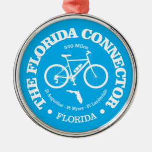 Florida Connector Trail (Radfahren) Ornament Aus Metall