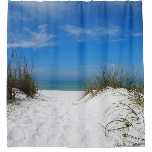Florida Coquina Dunes Duschvorhang (Vorderseite)