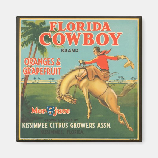 Florida Cowboy Magnet (Vorne)