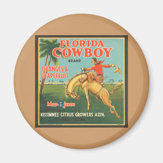 Florida Cowboy Magnet (Vorne)
