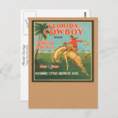 Florida Cowboy Postkarte (Vorne/Hinten)