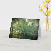 Florida Cypress Tree Note Card - Leere Karte (Gelbe Blume)