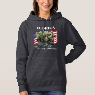 Florida Damen Pullover Dunkle Kapuzenjacke