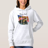Florida Damen Pullover Hoodie (Vorderseite)