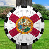 Florida Dartboard USA & Florida Flag / Spielbrett Dartscheibe