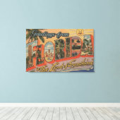 Florida - Das Land der Sonne Leinwanddruck (Insitu (Holzboden))