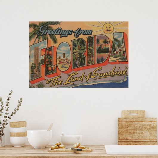 Florida - Das Land der Sonne Poster (Küche)