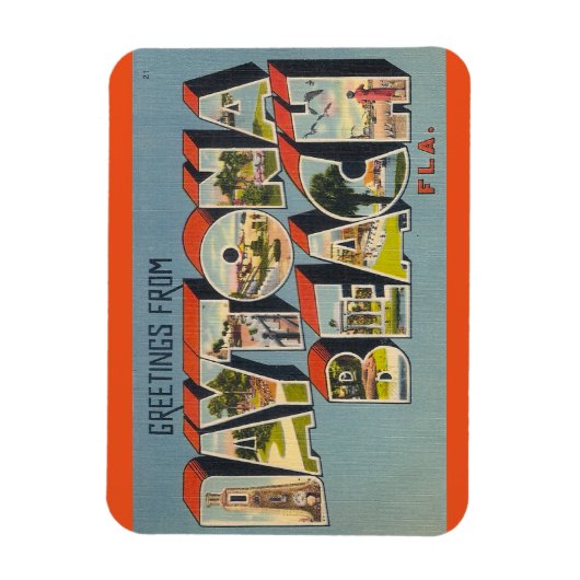 Florida, Daytona Beach Magnet (Vertikal)