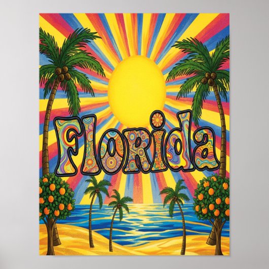Florida der 1960er Jahre Poster (Vorne)
