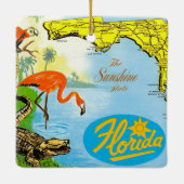 Florida, der Sonnenschein-Staat Keramikornament (Rückseite)