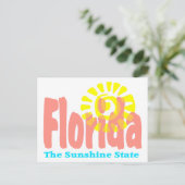 Florida Der Sonnenschein-Staat Postkarte (Stehend Vorderseite)