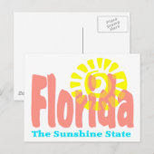 Florida Der Sonnenschein-Staat Postkarte (Vorne/Hinten)